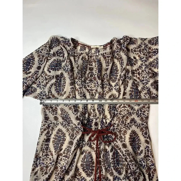 ANTHROPOLOGIE FLOREAT Zharah Peasant BOHO Floral DRESS Size Small - Picture 10 of 10